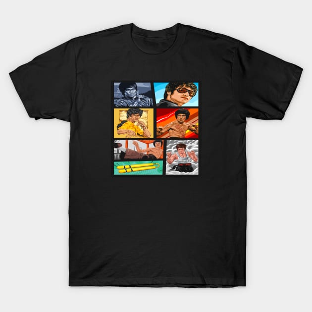 Bruce Lee GTA style T-Shirt by Millionaire Merch